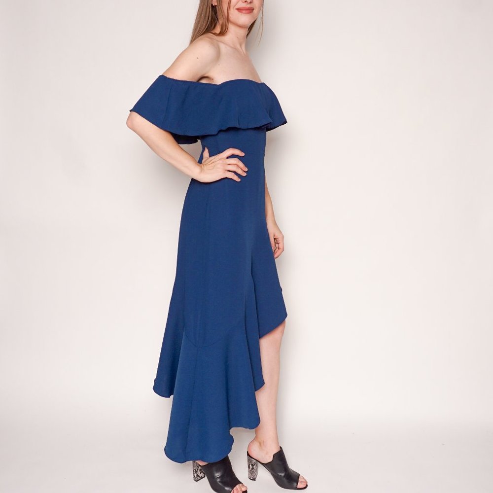 AMANDA UPRICHARD Camelia Off-Shoulder Dress NWT - Picture 4 of 7
